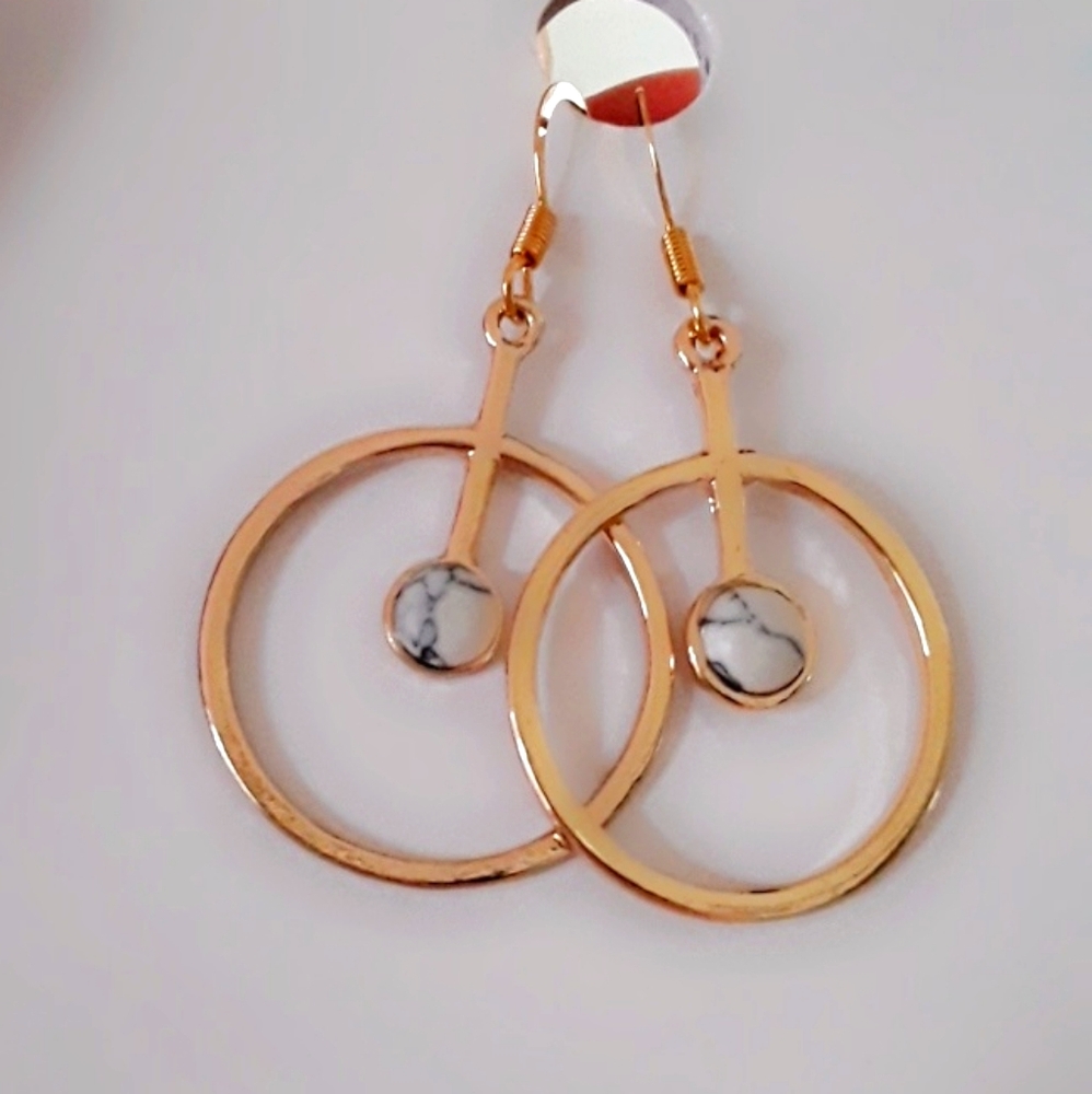 Gravity Gold Earrings